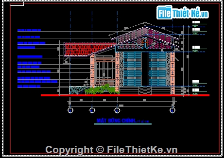 nhà cấp 4,hồ sơ bản vẽ nhà cấp 4,kiến trúc bản vẽ,kiến trúc nhà cấp 4